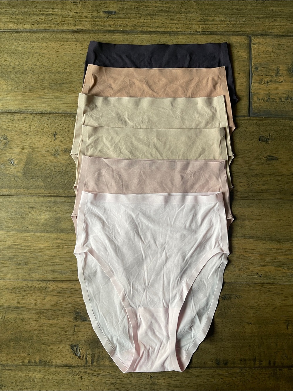 (6) NEW Chantelle soft stretch seamless High Cut French cut bikini panty set lot